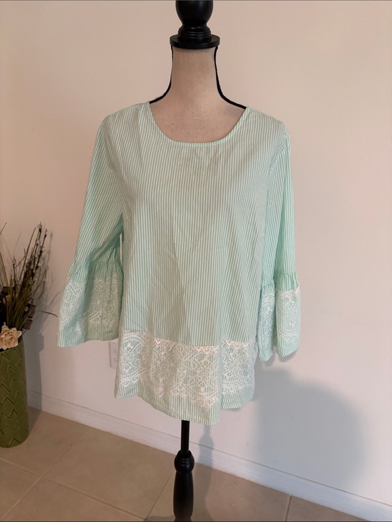crown & ivy Tops - Crown and ivy bell sleeves large shirt 1852